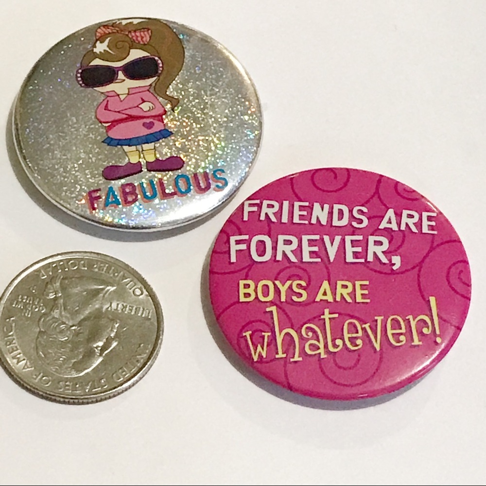 3 Friendship Pinbacks - Picture 6 of 6